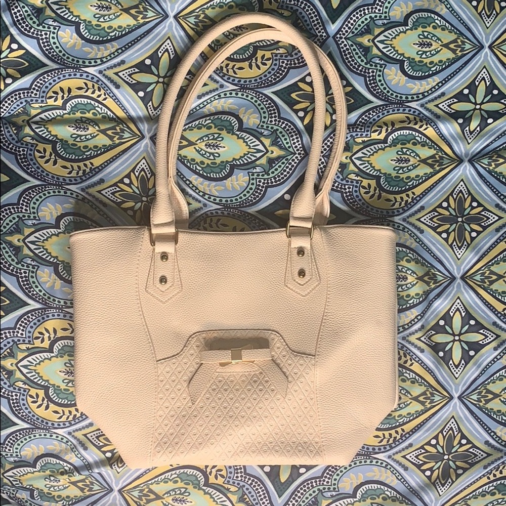 Cream colored should bag